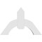 Ekena Millwork Archdale Architectural Grade PVC Gable Bracket, 36"W x 24"H x 4"D x 6"F, 16/12 Pitch GBP036X24X0406ARC00 - alternate 2